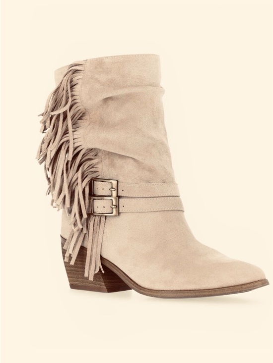 Madden Nyc Shoes - NWT! Madden NYC Sand Ankle Boots with Accent Fringe Women's Size 11 Suede Look